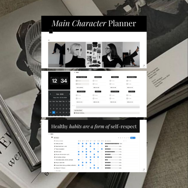 Main Character Planner